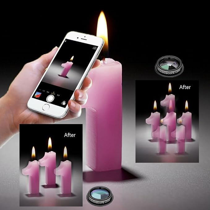 Cell Phone Camera Lens Kit, 11 in 1 Super Wide Angle+ Macro+ Fisheye Lens - Image 5