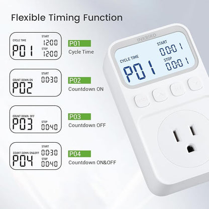 INKBIRD Plug in Thermostat 15A 1800W, Programmable Heating Cooling Digital - Image 5