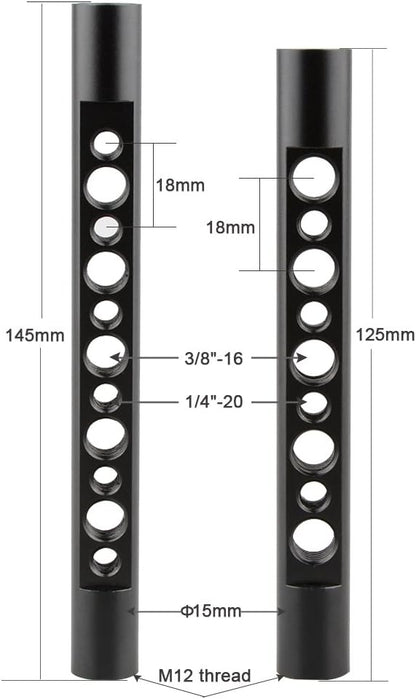 CAMVATE DSLR Camera Cage Top Handle Wood Grip Compatible - Image 3