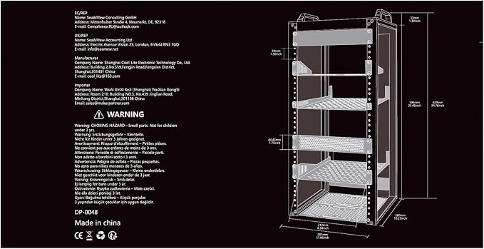 GeeekPi 12U Server Cabinet, 10 inch Server Rack - Image 10