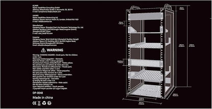 GeeekPi 12U Server Cabinet, 10 inch Server Rack - Image 10
