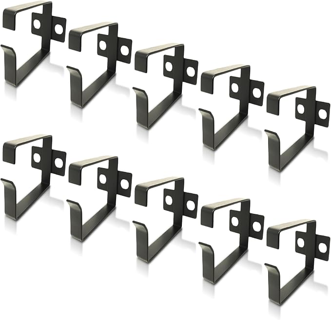 10 Pack Server Rack Cable Management D-Ring Hooks by MetamasLab