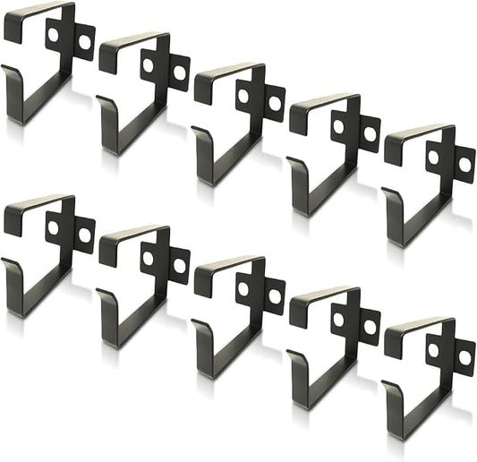 10 Pack Server Rack Cable Management D-Ring Hooks by MetamasLab