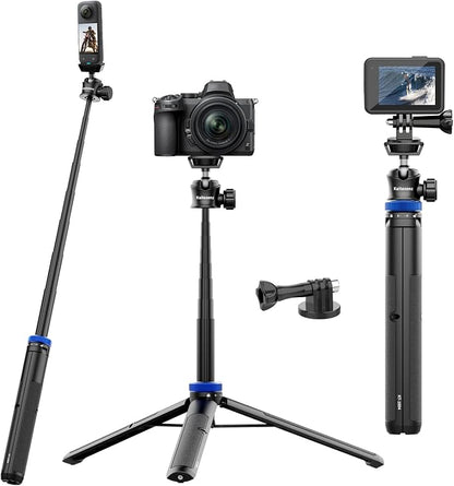 Selfie Stick Tripod for Gopro Camera, Portable Lightweight Camera Tripod for - Image 9