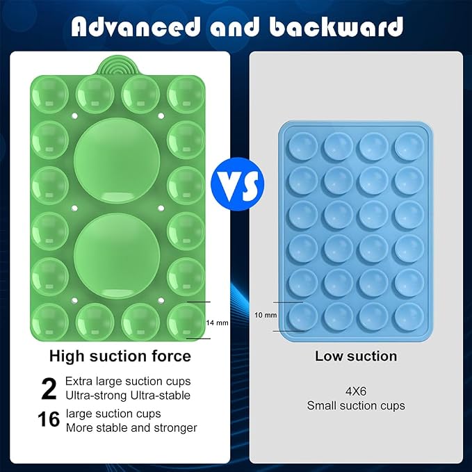 Double Sided Silicone Suction Phone Holder Mount, Compatible - Image 5