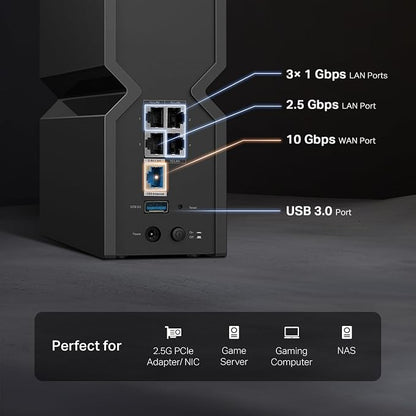 TP-Link Tri-Band BE15000 WiFi 7 Router Archer BE700 | 8-Stream 15Gbps | - Image 5
