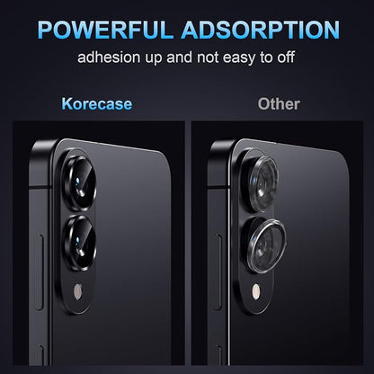 Korecase for Samsung Galaxy S25 Edge Camera Lens Protector, 9H Tempered Glass - Image 4