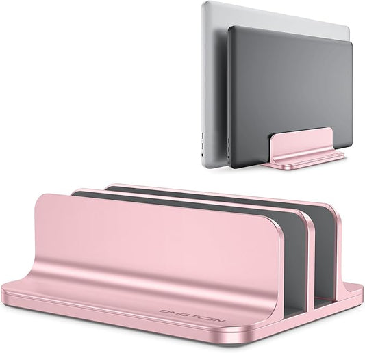 OMOTON Vertical Laptop Stand, Double Desktop Stand Holder by OMOTON
