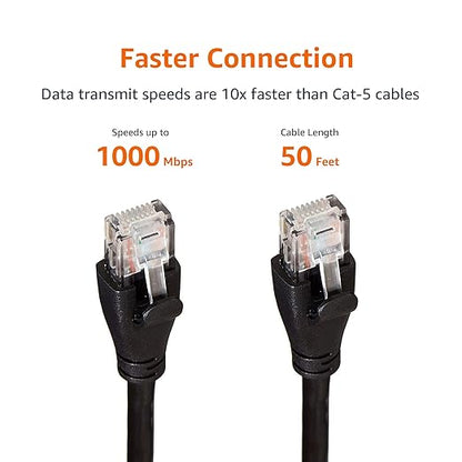 Amazon Basics RJ45 Cat-6 Ethernet Patch Internet Cable, 1Gbps Transfer Speed - Image 6