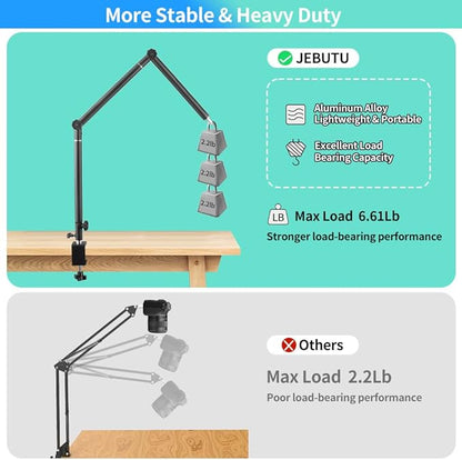 Heavy Duty Overhead Camera Desk Mount Stand 14.5"-41" - Image 7
