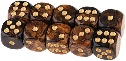 Yiotfandoll 20PCS Polyhedral Dice D6 Dice 16mm Acrylic 6 sided Dice Game Dice - Image 2