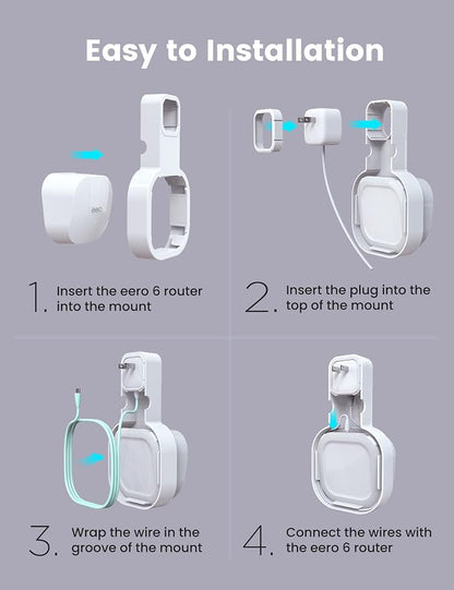 DG-Direct Wall Mount Holder for eero 6 and eero 6+ Router Mesh Wi-Fi System - Image 6