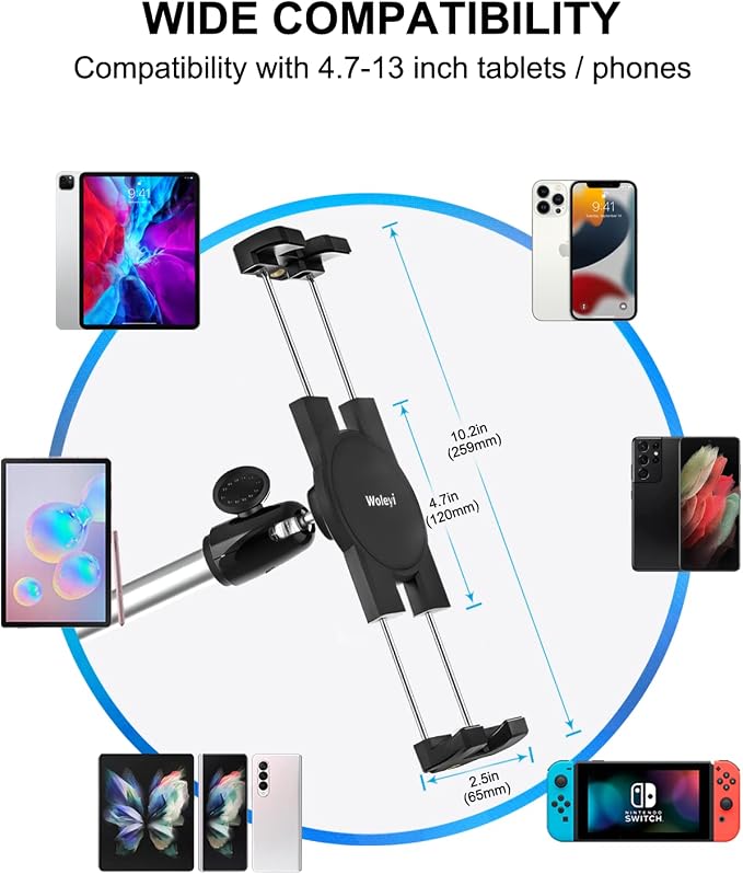 Tablet Wall Mount, 360 Degree Angle Adjustable - Image 7