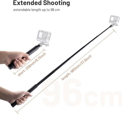 PGYTECH Extendable Selfie Stick Aluminum Long Pole Invisible - Image 2