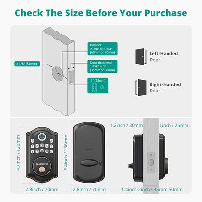 AkaGear Keyless Entry Door Lock - Image 8