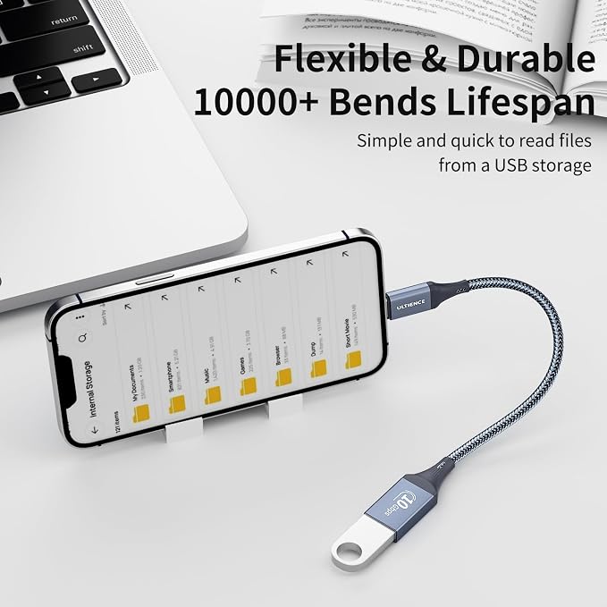 USB C to USB Adapter 2 Pack: USB Female to USB C Male OTG Cable - Image 7