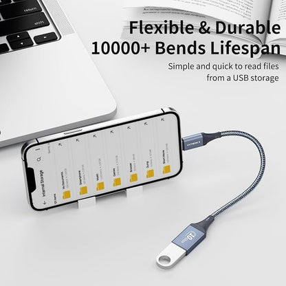 USB C to USB Adapter 2 Pack: USB Female to USB C Male OTG Cable - Image 7