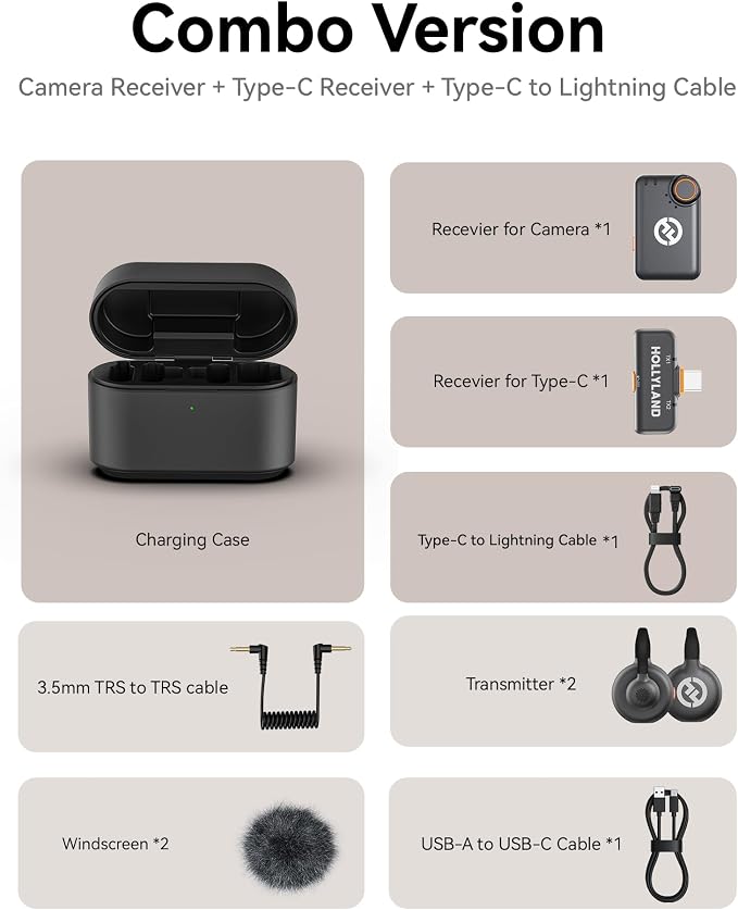 Hollyland Lark M2S Combo Wireless Microphone - Image 9