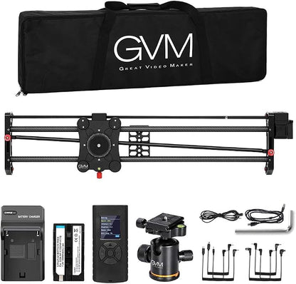 GVM Motorized Camera Slider, Tracking Shooting and 120 Degree Panoramic Shooting - Image 9