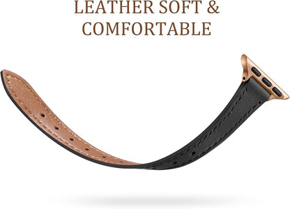 Charlam Slim Leather Band Compatible - Image 3