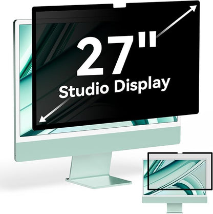 Privacy Screen for iMac 27 Inch Studio Display Desktop Computer Monitor by Protescreen