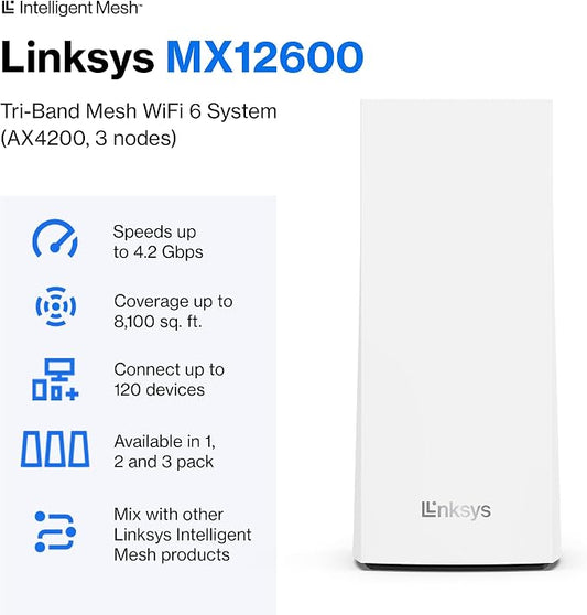 Linksys Mesh WiFi 6 Velop T - Image 2