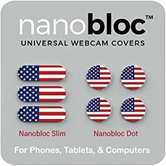 Nanobloc Universal Webcam & Phone Camera Covers by Eyebloc