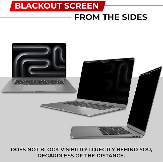 Magnetic Privacy Screen for MacBook Pro 14 Inch Removable Laptop Privacy Filter - Image 4