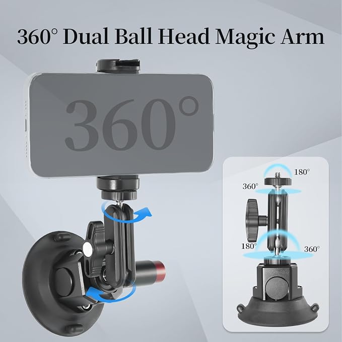 FIFIELD 3inch Suction Cup Camera Mount - Image 4