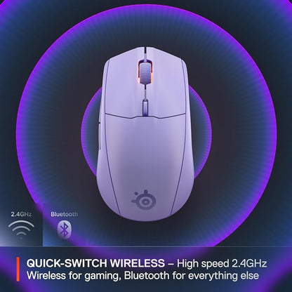 SteelSeries Rival 3 Wireless Gen 2 Gaming Mouse — 2.4GHz and Bluetooth — 18000 - Image 3