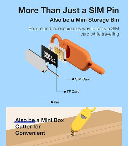 SIM Card Holder Contains Removal Openning Tool Tray Eject Pins 6 Pcs Needle - Image 4