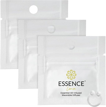 Essence Wearable Aromatherapy Nasal Diffuser – Lemon Essential Oil Nose Ring by Essence