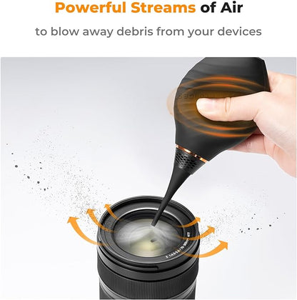 K&F CONCEPT Soft Tip Strong Air Blower, Single Air Intake Camera Lens Blower - Image 3