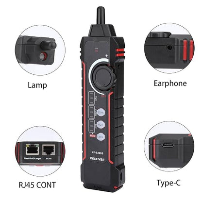 NF‑8209S Network Cable Tester – Upgrade LAN Network Cable, Ethernet Cable Tester - Image 4