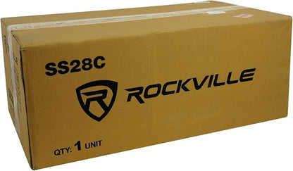 Rockville Pair SS28C 28" Speaker Stands, 100Lbs Capacity, Solid MDF Wood - Image 9