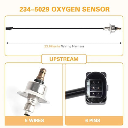 Nifeida 234-5029 234-4238 O2 Oxygen Sensor Upstream & Downstream Compatiable - Image 2