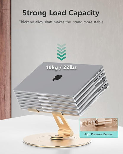 Ultra-Stable Aluminumy Swivel Laptop Stand - Image 5