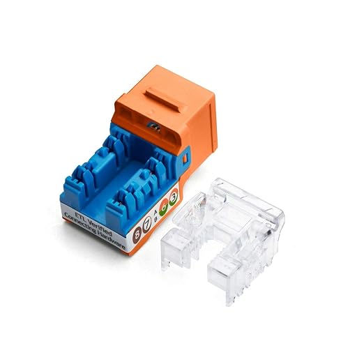 trueCABLE Cat5e Keystone Jack, Unshielded, 90 Degree Punch-Down, PoE++ 100W - Image 2