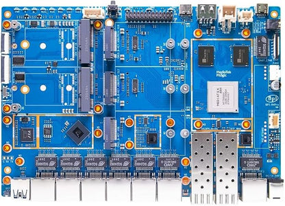 youyeetoo BPI-R4 Pro 8X/4E WiFi 7 Router Board, 8GB DDR4 MT7988A Cortex-A73 - Image 5