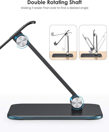 OMOTON Upgraded Adjustable Tablet Stand Holder, Heavy Duty Foldable Portable - Image 3