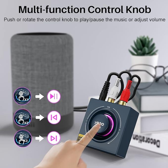 YMOO B06T3+ LDAC Bluetooth 5.2 Receiver - Image 6