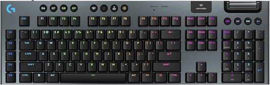 Logitech G915 X Lightspeed Wireless Mechanical Gaming Keyboard, Double-Shot PBT by LogitechG