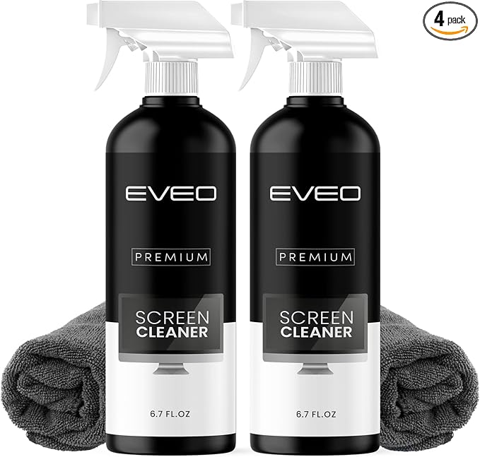 EVEO® Screen Cleaner Spray Kit TV Screen Cleaner by EVEO