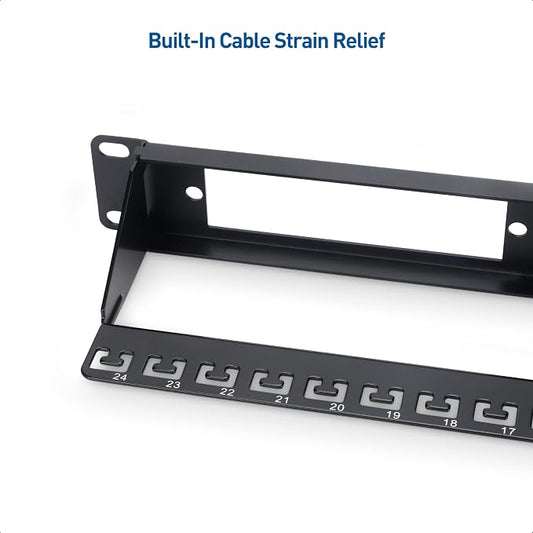 Cable Matters Rackmount 1U 19” Blank Fiber Patch Panel - Image 2