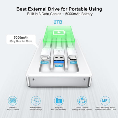 MFi Certified 2TB External Hard Drive - Image 4
