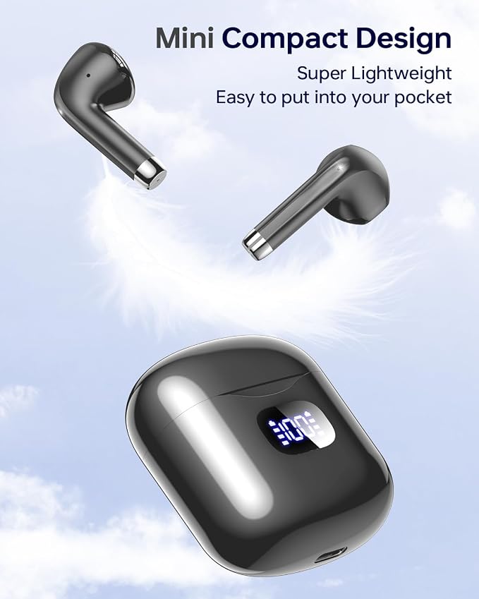 Wireless Earbuds Bluetooth 5.3 Ear Buds, 40Hrs Playtime Stereo Sound, IPX7 - Image 2