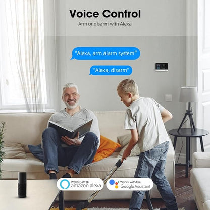 PGST Wireless Home Security System, 17-Piece Kit, Outdoor Camera, Phone APP - Image 4