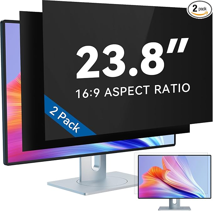 IPROKKO 23.8 Inch Computer Privacy Screen Filter by IPROKKO