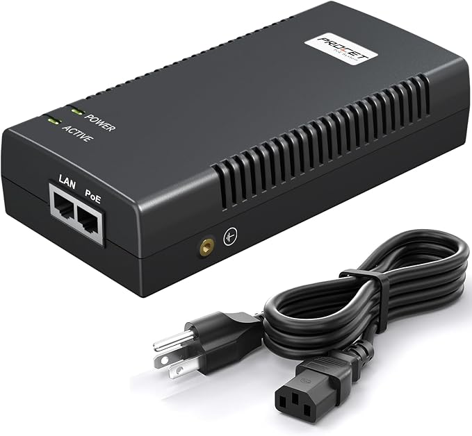 PROCET Gigabit PoE Iniector 90W PoE++ Power Injector by PROCETPOESystem