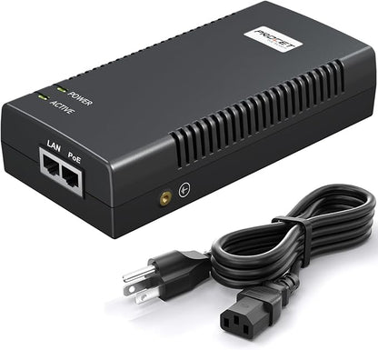 PROCET Gigabit PoE Iniector 90W PoE++ Power Injector by PROCETPOESystem
